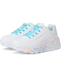 SKECHERS KIDS Uno Lite - Lovely Luv 314976L (Little Kid/Big Kid) | Sneakers & Athletic Shoes -The Modern Shoes 61L5pe R3L. AC SR736920