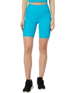 SKECHERS Go Walk Ribbed High Waist 8 inch Bike Shorts