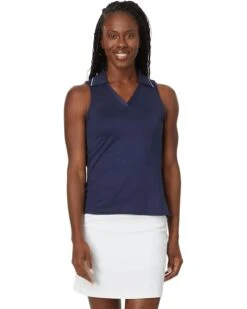 SKECHERS Pickleball Godri Swift Sleeveless Polo | Shirts & Tops -The Modern Shoes 61fyAP48QCL. AC SR736920