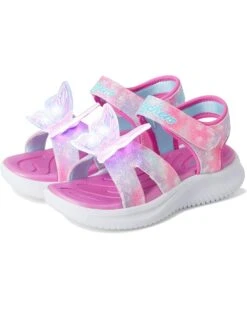 SKECHERS KIDS Jumpsters Sandal - Butterfly Brites 303109L (Little Kid/Big Kid) | Sandals -The Modern Shoes 714HIEpVLNL. AC SR736920