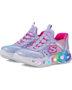 SKECHERS KIDS Infinite Heart Lights - Eternal Shimmer 303755L (Little Kid/Big Kid) | Sneakers & Athletic Shoes