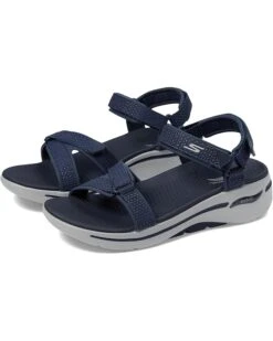 SKECHERS Performance Go Walk Arch Fit Mesh Quarter Strap | Sandals -The Modern Shoes 71HppMUxNtL. AC SR736920