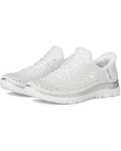SKECHERS Summits Brilliant Shine Hands Free Slip-INS | Sneakers & Athletic Shoes -The Modern Shoes 71OfUvfco6L. AC SR736920
