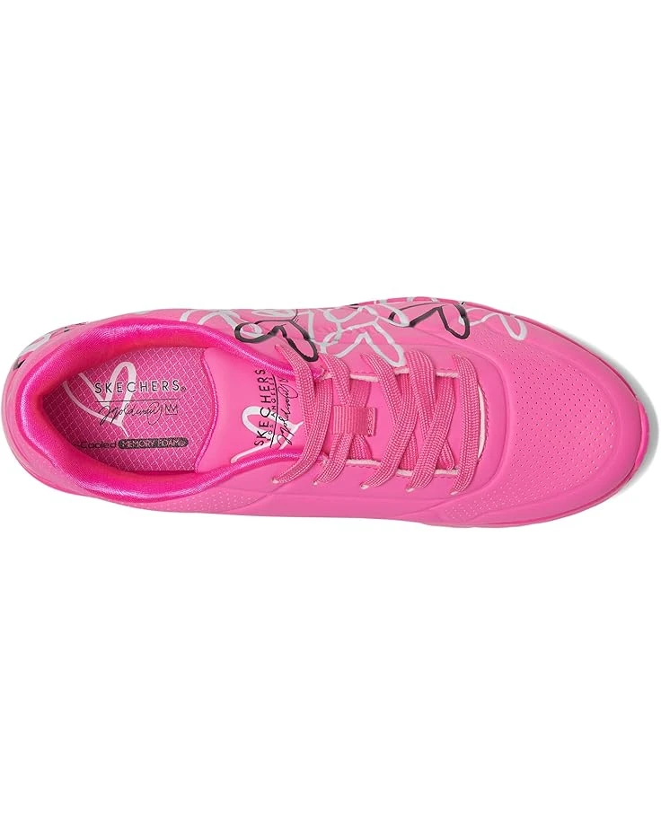 SKECHERS KIDS Jgoldcrown:Uno Lite - Metallic Love 314067L (Little Kid/Big Kid) | Sneakers & Athletic Shoes 2 SKECHERS KIDS Jgoldcrown:Uno Lite - Metallic Love 314067L (Little Kid/Big Kid) | Sneakers & Athletic Shoes - Image 2