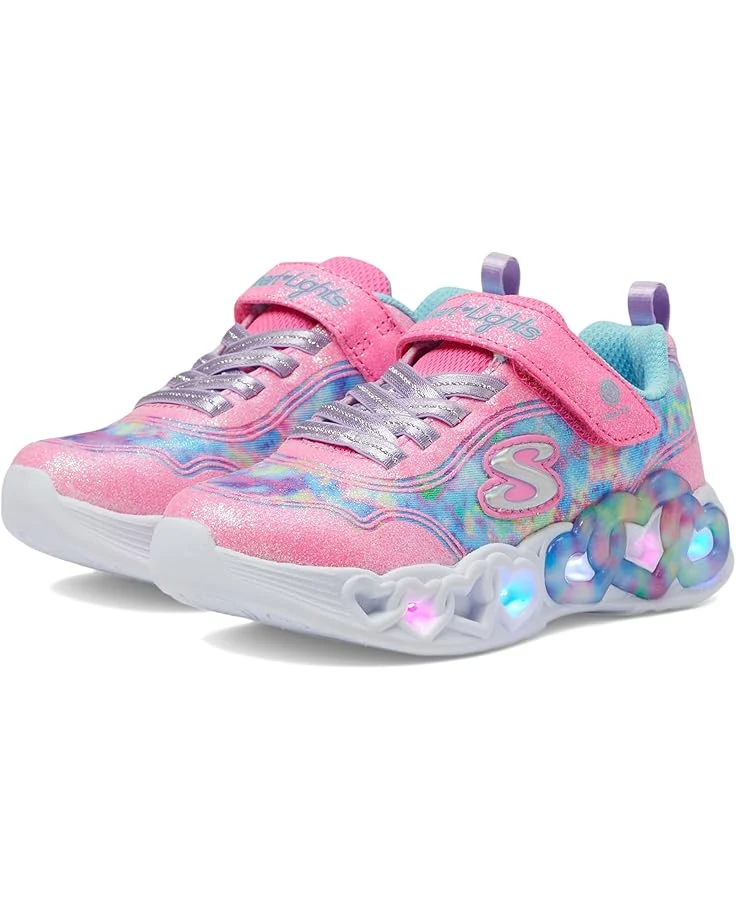 SKECHERS KIDS Infinite Heart Lights - Color Lovin (Little Kid/Big Kid) | Sneakers & Athletic Shoes 8 SKECHERS KIDS Infinite Heart Lights - Color Lovin (Little Kid/Big Kid) | Sneakers & Athletic Shoes - Image 8