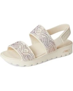 SKECHERS Foamies Arch Fit Footsteps Double Band with Rhinestones | Sandals -The Modern Shoes 71Z9T8FYL L. AC SR736920