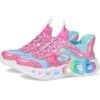 SKECHERS KIDS Hands Free Slip-Ins Infinite Heart Lights - Eternal Shimmer (Little Kid/Big Kid) | Sneakers & Athletic Shoes