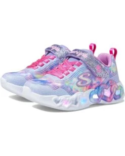 SKECHERS KIDS Infinite Heart Lights 303753L (Little Kid/Big Kid) | Sneakers & Athletic Shoes
