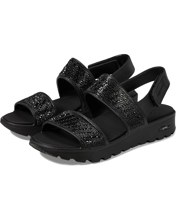 SKECHERS Foamies Arch Fit Footsteps with Rhinestone | Sandals 1 SKECHERS Foamies Arch Fit Footsteps with Rhinestone | Sandals