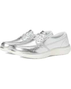 SKECHERS Performance On-The-Go Flex Radiant Metallic Canvas Boat Shoe | Sneakers & Athletic Shoes