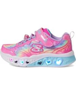 SKECHERS KIDS Flutter Heart Lights - Groovy Swirl 303253L (Little Kid/Big Kid) | Sneakers & Athletic Shoes -The Modern Shoes 71rdzMMLPDL. AC SR736920