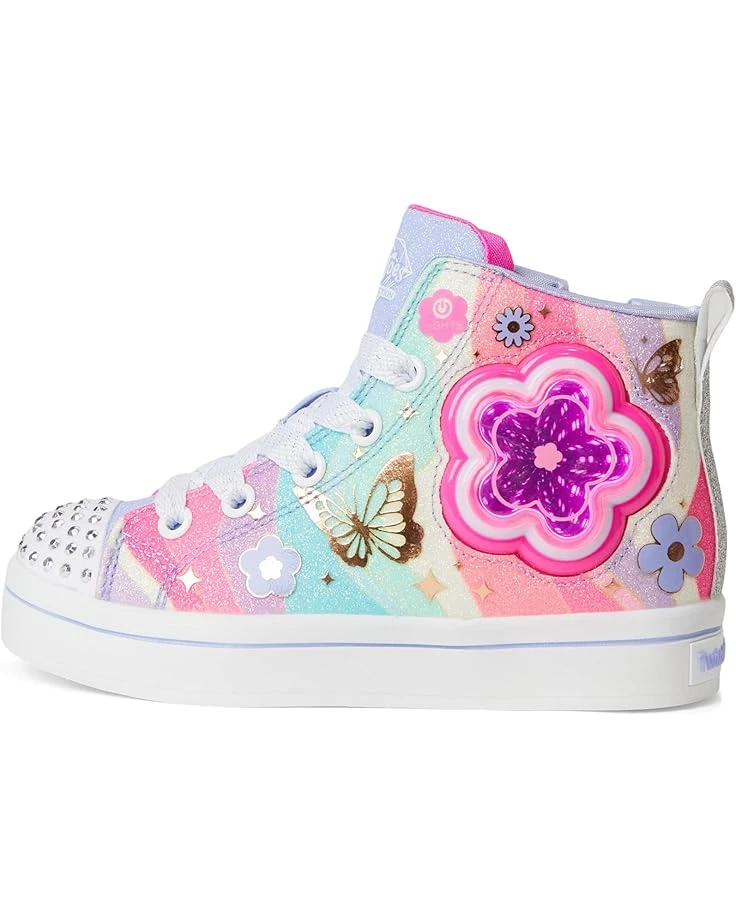SKECHERS KIDS Twi-Lites 2.0 - Flower Burst 314384L (Little Kid) | Sneakers & Athletic Shoes 4 SKECHERS KIDS Twi-Lites 2.0 - Flower Burst 314384L (Little Kid) | Sneakers & Athletic Shoes - Image 4